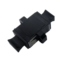 Адаптер оптический LANMASTER MPO, с фланцами, черный | код LAN-MPO-AM-MM | LANMASTER