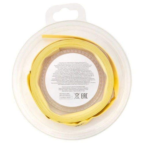 Термоусаживаемая трубка ТУТ нг 8/4 желтая ролик 2 м EKF | код tut-8-y-b | EKF фото 4 Термоусаживаемая трубка ТУТ нг 8/4 желтая ролик 2 м EKF | код tut-8-y-b | EKF фото 4