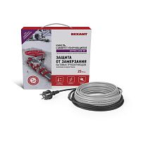 Кабель греющий саморегулирующийся REXANT Extra Line 25MSR-PB, на трубу, 4 м/100 Вт | код 51-0639 | REXANT