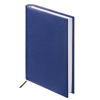 Ежедневник недатированный МАЛЫЙ ФОРМАТ (100х150 мм) А6, BRAUBERG Select, под зернистую кожу, 160 л., темно-синий, 123481 | код 123481 | BRAUBERG