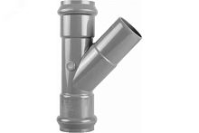 Тройник раструбный 160x160 мм. 45 градусов | код 2181137 | Хемкор