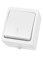 Переключатель на 2 направления 1-кл. открытой установки IP54 10А белый Вуокса TDM | код SQ1803-1003 | TDM