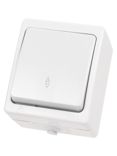 Переключатель на 2 направления 1-кл. открытой установки IP54 10А белый Вуокса TDM | код SQ1803-1003 | TDM Переключатель на 2 направления 1-кл. открытой установки IP54 10А белый Вуокса TDM | код SQ1803-1003 | TDM