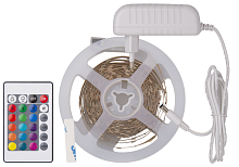 Лента светодиодная 95 146 NLS-SET-04 RGB 5м 60шт/м адаптер 1м IP20 Navigator | код 95146 | NAVIGATOR