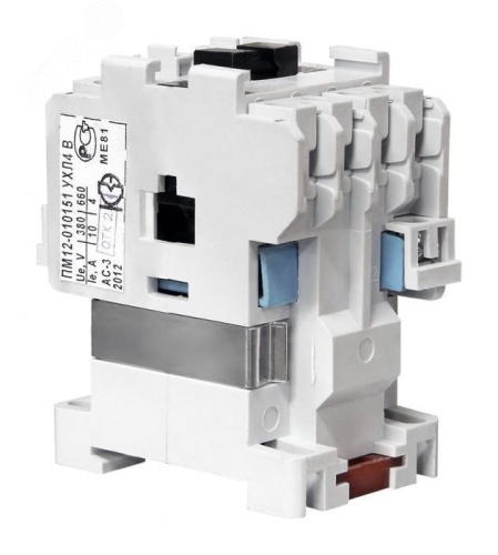 Контактор электромагнитный УХЛ4 В 220В (1р) | код ПМ12-025151 | КЗЭА