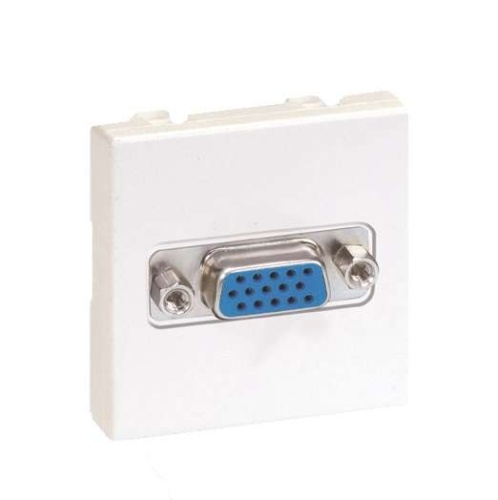 Connect Плата с разъемом VGA мама (15 контактов) винты 45х45мм графит | код K100B-14 | Simon