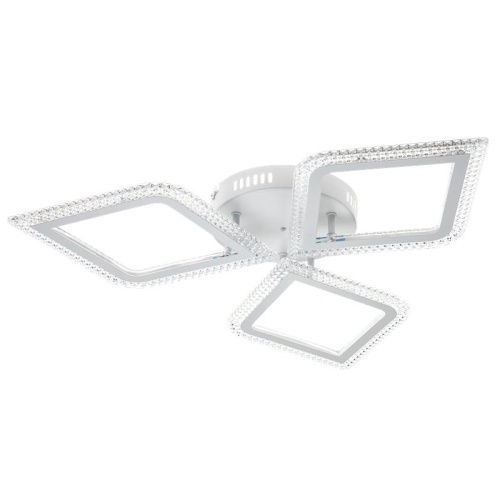 Люстра потолочная светодиодная диммируемая, LOSANGA, с ДУ, 3 режима, 622x572x75мм, 72Вт, 2700К/4200К/6400К, 22м, белый, 52927 3, Ritter | код 52927 3 | RITTER Люстра потолочная светодиодная диммируемая, LOSANGA, с ДУ, 3 режима, 622x572x75мм, 72Вт, 2700К/4200К/6400К, 22м, белый, 52927 3, Ritter | код 52927 3 | RITTER