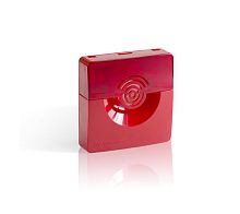 Оповещатель светозвуковой ОПОП 124-7 24В (корпус красный) (ОПОП124-7 24В красн) | код Rbz-226684 | Рубеж