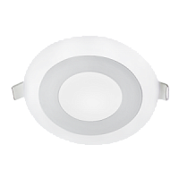 Панель светодиодная встраиваемая круглая RLP-BL 6Вт 230В 4000К 350Лм 105мм с подсветкой белая IP20 IN HOME | код 4690612032955 | IN HOME