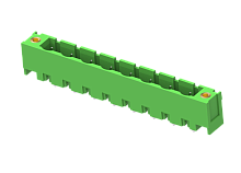 MC-PA7.62V11-F Разъём штекерный MC, прям. конт.,шаг 7.62мм,11 конт., фланц.,зел., шт | код MC-PA7.62V11-F | SUPU