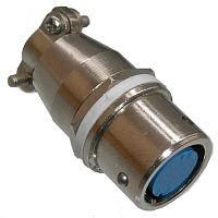 Разъём быстроразъёмный RUICHI XS12-5 (Zn) panel-cable jack, 5-ти контактый | код 106655 | Ruichi