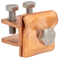 Держатель фальцевый, скручиваемый 3мм, Cu EKF PROxima | код lp-33396-cu | EKF