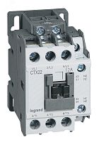 Контактор CTX3 22 3P 12A 1но1нз =24В | код 416091 | Legrand