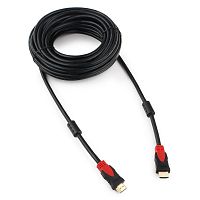 Кабель HDMI Cablexpert, серия Silver, длина 10 м, v1.4, M/M, позол.разъемы, феррит. кольца, коробка | код CC-S-HDMI03-10M | Cablexpert