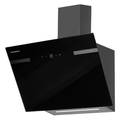 Вытяжка каминная Maunfeld Amber 60 Glass черный стекло управление: сенсорное (1 мотор) | код 2053933 | MAUNFELD