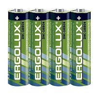 Элемент питания солевой R 6 SR4 R6SR4 1.5В (уп.4шт) Ergolux 12441