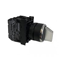 Переключатель 2-0-1 с фиксацией белый (2НО) | код B101SL30B | EMAS