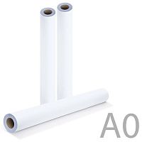 Рулон для плоттера, 841 мм х 175 м х втулка 76 мм, 80 г/м2, белизна CIE 162%, диаметр 170 мм, BRAUBERG, 110457 | код 110457 | BRAUBERG