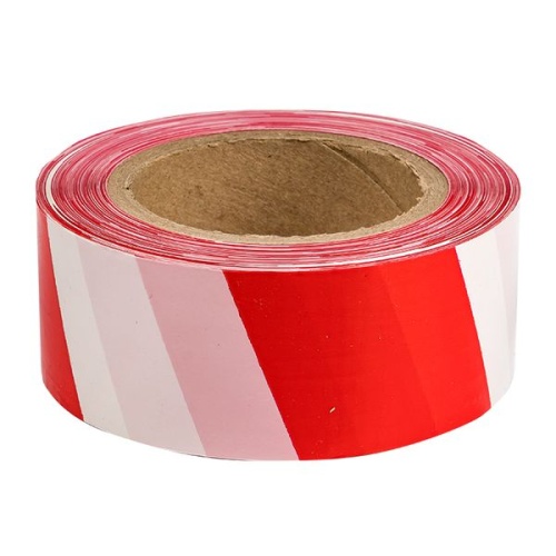 Лента оградительная ЛО "Красно-белая" 50х100 Basic | код lo-50x100-bas | EKF фото 3