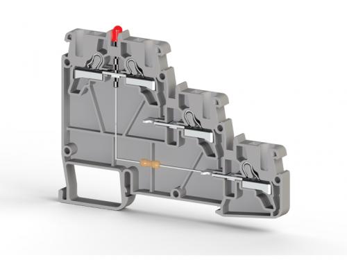 307 419, Клеммник пруж.быстрозажимной (Push in) 3-х ярусн. для датчиков, с индикатором 2,5 мм.кв., (серый), PYK 3S NPN 24VDC | код 0.0.0.3.07419 | KLEMSAN 307 419, Клеммник пруж.быстрозажимной (Push in) 3-х ярусн. для датчиков, с индикатором 2,5 мм.кв., (серый), PYK 3S NPN 24VDC | код 0.0.0.3.07419 | KLEMSAN