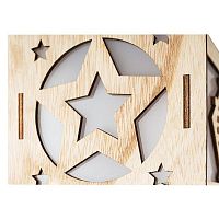 Фигурка деревянная с подсветкой Волшебный фонарик 13,8x11x11 см | код 504-023 | Neon-Night