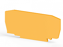 446 343, Концевой сегмент на клеммники YBK6, (желтый), NPP / YBK 6 | код 0.0.0.4.46343 | KLEMSAN