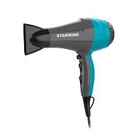 Фен Starwind SHP6104 2000Вт серый/голубой | код 1115506 | STARWIND