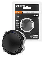 Выключатель 1-кл. 16А 250В проходной кнопочный механизм агат, Байкал TDM | код SQ1819-0223 | TDM