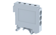 Клемма проходная винтовая для подключения уличного фонарного освещения 25 мм2, на 4 подключения, серая LPT325(G) | код 1907060000 | Elmex