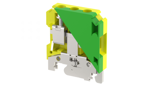 Клемма заземления винтовая 16 мм2, на 2 подключения ET16 | код 1106070000 | Elmex