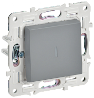 SKANDY Выключ. 1-кл. прох. с инд. 10А SK-V08Gr сер. IEK | код SK-V12-1-10-K03 | IEK