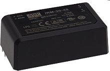 Источник питания AC-DC, 30Вт, вход 85...264В AC 47...440 Гц, 120...370B DC, выход 15В/2А, изоляция 3000В AC, в корпусе на плату 69.5x39x24мм, -30...+70C | код IRM-30-15 | MeanWell