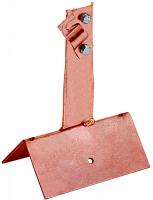 Дер. пр. кр. 6-10мм вин. кон. шир. h=80мм медь IEK | код ZDP81-50-4-16-80 | IEK