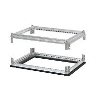 Рама крыши и основание оцинкованные RAL9005 для корпусов CQE N, ШхГ 1200х400 мм, комплект | код R5NGTB124B | DKC