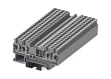 TC2.5-4R/L-GY Клемма серии TC 2-2 с диодом, сеч. 2.5мм2, сер., шт | код TC2.5-4R/L-GY | SUPU