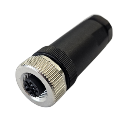 Разъем М12,4A,гнездовой,винт,пластиковый,прямой,резьба PG9,кабельная часть СЦМ120014-04A | код 185200113 | СТЭЗ Разъем М12,4A,гнездовой,винт,пластиковый,прямой,резьба PG9,кабельная часть СЦМ120014-04A | код 185200113 | СТЭЗ