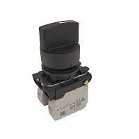 Переключатель КПЕ2122Р-черный-2но+2нз-ручка-фикс-3поз-IP40 | код 311138 | КЭАЗ