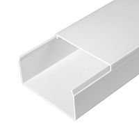 Кабель-канал белый 2-й замок в п/э 80х40 мм (30м/уп) Промрукав | код PR.0580401 | ПРОМРУКАВ