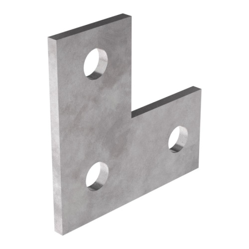 Пластина L-образная 3 отверстия HDZ Промрукав | код PR08.8840 | ПРОМРУКАВ