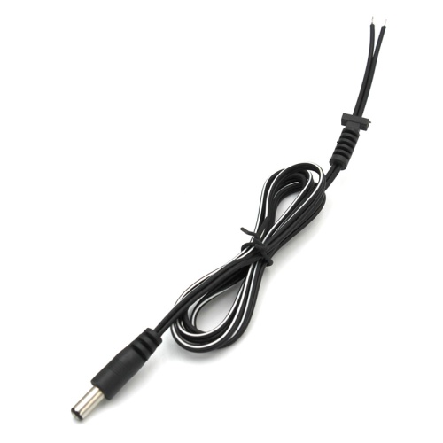 Разъем питания штекер 2,5х5,5х10 мм с проводом и манжетой 1 м REXANT | код 014-0329 | REXANT