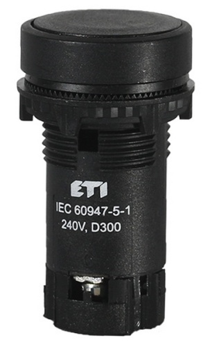 Кнопка утопленная с Н.О контактом TN13A2 (черный) | код 004770057 | ETI