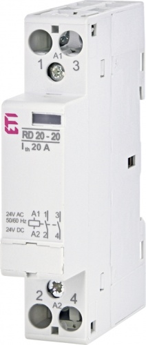 Контактор RD 20-20 (24V AC/DC) (AC1) | код 002464005 | ETI
