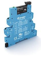 Интерфейсный модуль (сборка 34.81.7.012.9024 + 93.60.7.024), твердотельное реле, серия MasterBASIC, выход 6A (24В DC), питание 12В DC, категория защиты IP20, безвинтовые клеммы Push-in | код 390070129024 | FINDER