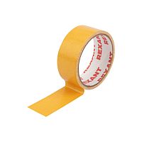 Двухсторонний скотч REXANT, тканевая основа 38 мм, ролик 5 м | код 09-6338 | REXANT