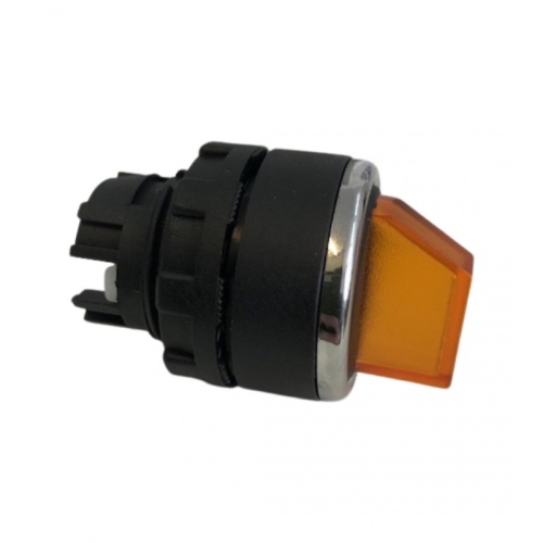 BDSL30S Головка для переключателя с желтая с фиксацией 2-0-1 | код BDSL30S | EMAS