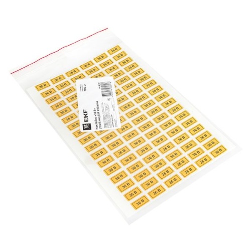 Наклейка "36В" 10х15мм | код an-2-04 | EKF фото 5