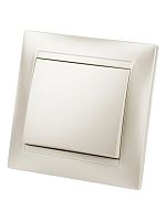 Выключатель 1 кл. 10А перламутр Лама TDM | код SQ1815-0801 | TDM