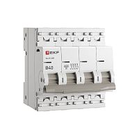 Автоматический выключатель 4P 40А (B) 6кА ВА 47-63N EKF PROxima | код M636440B | EKF