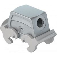 Крышка на кабель, разъема REVOS, Size 10, без уплотнителя, с двумя защелками, 1 отверстие с резьбой для кабельных вводов M20x1,5, с боковым расположением, материал корпуса: алюминиевый сплав | код 72.355.1035.1 | Wieland