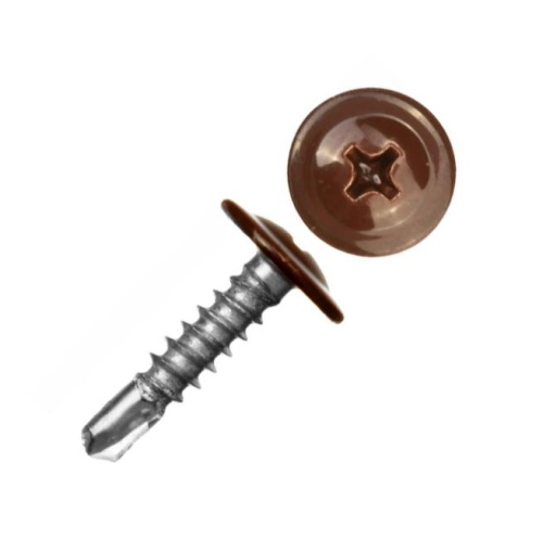 Саморез по металлу 4,2х16 сверлоконечный (20шт) - пакет | код 125491 | Tech-KREP